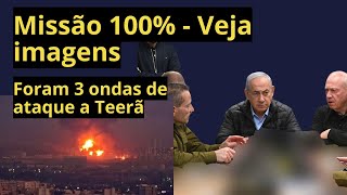 Alv0s atingid0s Veja detalhes do que aconteceu em Teerã nas 3 ondas de ataque de Israel [upl. by Nelrah]