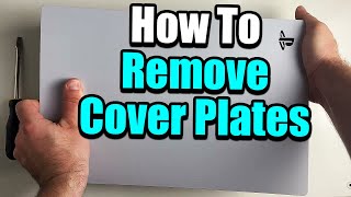 How To REMOVE PS5 SIDE PLATES PS5 How To Remove Cover Plates For Beginners [upl. by Bathsheba]