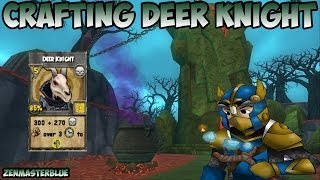 Wizard101 Crafting Deer Knight [upl. by Meil]