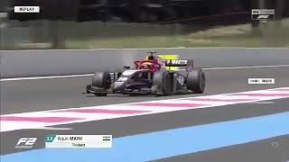 ARJUN MAINI F1 DRIVER BREAKS DOWN IN COMMS ANGRY UPSET [upl. by Ttehc]