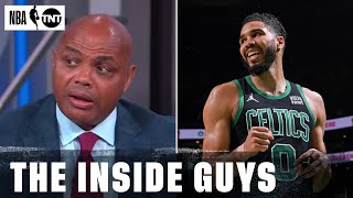 Inside Guys react to Boston Advancing to Round 2  NBA on TNT [upl. by Annaoi]