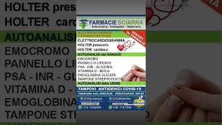 FARMACIE ANALISI tivoli guidonia farmacia medicine [upl. by Kenn928]