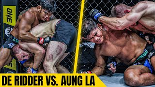 Heated Grudge Match 😤 De Ridder Dethroned Aung La N Sang TWICE [upl. by Ciredec]