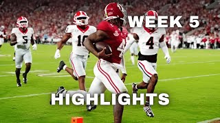 Best of College Football Week 5  NCAA Highlights 2024 [upl. by Natka496]