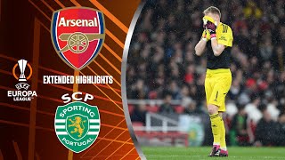 Arsenal vs Sporting CP Extended Highlights  UEL Round of 16  2nd Leg  CBS Sports Golazo [upl. by Pavior122]