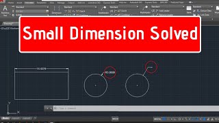 How To Change Dimension Text Size in AutoCAD  2020 [upl. by Edivad48]