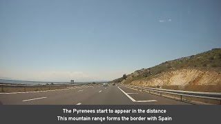 France A9 Narbonne  Perpignan [upl. by Noxaj]