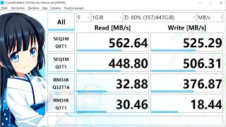 CrystalDiskMark 700 Shizuku Edition [upl. by Nawor]