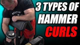 3 Hammer Curl Variations That Will Blow Up Your Arms 💪 [upl. by Amlev333]