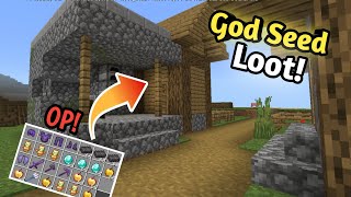 God Seed Loot🔥🔥  4 Blacksmith Houses amp Nether Portal💯😮  MINECRAFT PE CharPras Gaming [upl. by Garfield]