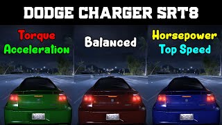 Torque vs Balanced vs Horsepower  Dodge Charger SRT8 Tuning  Need for Speed Carbon [upl. by Aimas]