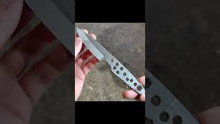 Knife making  Bushcraft Knife With Cross Scales [upl. by Athal144]