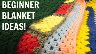 Blankets Ive Made  Beginner Blanket Ideas [upl. by Yetty]