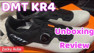 DMT KR4 Roadbike Shoes Unboxing dan Review [upl. by Savior]