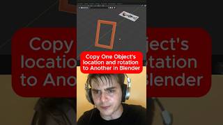 Copy One Objects location and rotation to Anoth in Blender [upl. by Buskirk871]