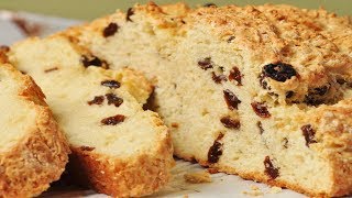 Raisin Soda Bread Recipe Demonstration  Joyofbakingcom [upl. by Anisamot]