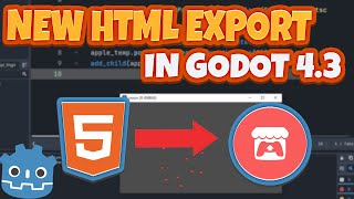 Godot 43 New Export to HTML and Run on itchio Beginner Tutorial  Threading Added [upl. by Ellerret]