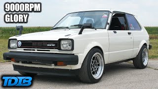 A Honda S2000 Swapped Toyota Starlet is UNREAL [upl. by Drofiar144]