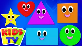 shapes song  shapes rhymes  we are shapes  shape song  shape songs for kids  Kids TV [upl. by Gyimah]