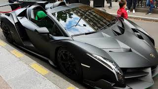 1 of 9 Lamborghini Veneno LP7504 Roadster in PAris France [upl. by Eisac]