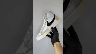 Nike Blazer Mid 77 Pro Club White Black Light Bone Summit White  DQ7673100  sneakersadm [upl. by Let858]