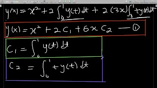 Solving Fredholms integral equation with the degenerate kernel  Exact method [upl. by Tepper252]