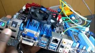 Installing Asus P8Z77V with Intel Core i5 Ivy Bridge and 8GB Ram  Part 12 [upl. by Oflodor]