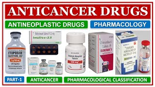 ANTICANCER DRUGS ANTINEOPLASTIC DRUGS MEDICINES USE TO TREAT CANCERPHARMACOLOGICAL CLASSIFICATION [upl. by Doraj]