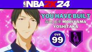 UGLIEST JUMPER IN 2K  NBA 2K24 YOSHI MORIYAMA BUILD  KUROKO NO BASKET IN NBA 2K24 [upl. by Argile386]