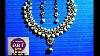 How to Make A Pearl Necklace [upl. by Assiluy]