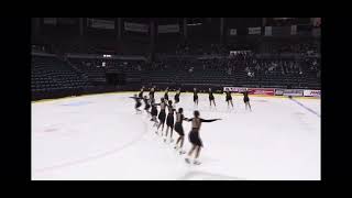 Midwestern Synchronized Skating Sectional Championships 1272023  Onyx Infinity PreJuvenile [upl. by Santana]