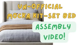 MOCKA BED ASSEMBLY  visual guide for the Quinn king single Similar for other models also [upl. by Swehttam34]