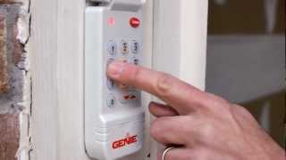 Genie Garage Door Opener Keypad Programing Instructions [upl. by Redman]