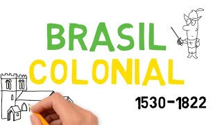 Brasil Colonial 15301822  Resumo das principais características do Brasil Colonial [upl. by Aguste624]