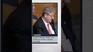 Senator Shreds ‘Woke’ Law Professor in Fiery Senate Hearing shorts [upl. by Halehs498]