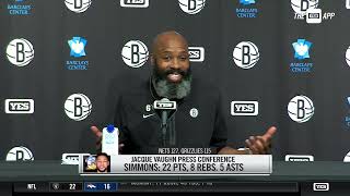 Jacque Vaughn breaks down win over Grizzlies [upl. by Marlette520]