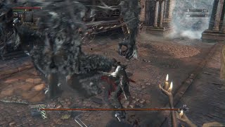 Bloodborne Cleric Beast Boss Fight [upl. by Algar582]