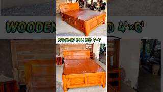 WOODEN BOX BED 4×6 [upl. by Stephie]