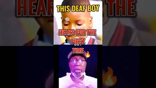 Deaf boy🤯hears for the first time🥹god miracle bible [upl. by Borden]