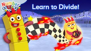 Learn Division  Fun Game Adventures  Maths for Kids  12345  Full Episodes  Numberblocks [upl. by Albers]