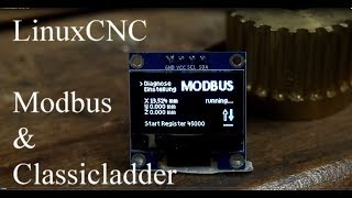 4 Modbus amp LinuxCNC  DRO  XYZ auf externen Display [upl. by Iahcedrom]