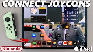 How To Connect Nintendo Switch JoyCons Controllers To iPad [upl. by Eneloj]