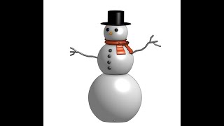 Onshape Snowman CAD [upl. by Akem]