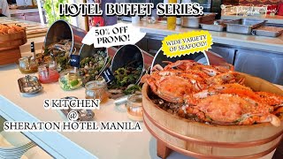 Hotel Buffet Philippines  Luxury Dining Experience at Sheraton Manila Hotel  EatPrayLoveTravel [upl. by Soren]