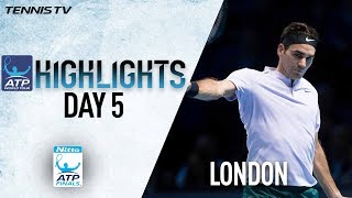 Highlights Federer Stays Perfect With Win Over Cilic Nitto ATP Finals 2017 Round Robin [upl. by Alcock]