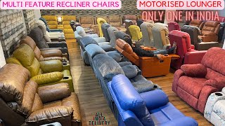 Multi Feature Recliner Sofa Chair at Lowest Price in Kirti Nagar Furniture Market Delhi  Automatic [upl. by Ullund]