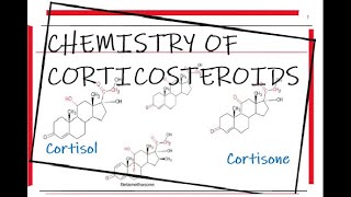 Chemistry of Corticosteroids GLUCOCORTICOIDS Cortisol Cortisone Prednisolone Dexa amp Betamethasone [upl. by Xenophon208]