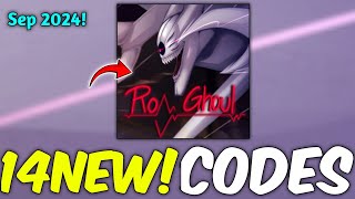 SEP CODES ✨ RO GHOUL CODES FOR SEPTEMBER 2024  ALL WORKING CODES IN ROGHOUL ALPHA NEW UPDATE [upl. by Hsekin]