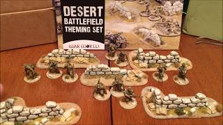 Review War World Scenics Desert Wall Set [upl. by Auehsoj]