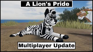 A Lions Pride Roblox  New Manes Multiplayer  more [upl. by Aalst]